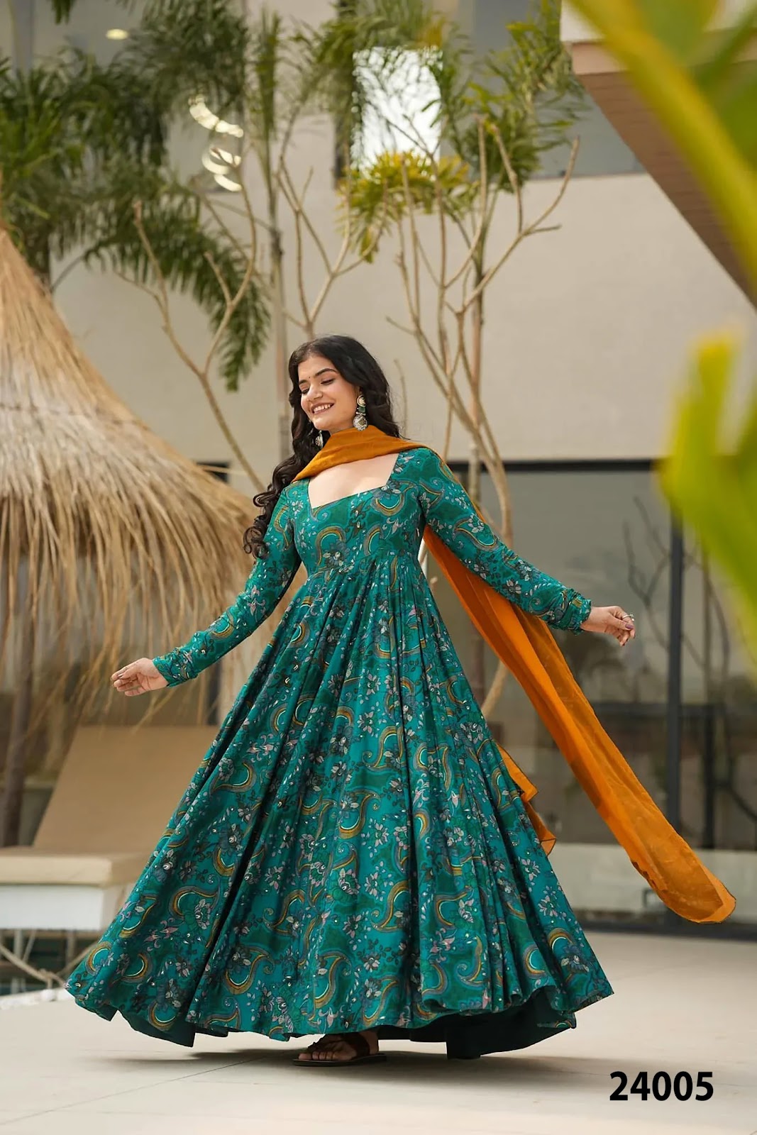 Vol 24 Lucaya Rayon One Piece Gown Wholesale