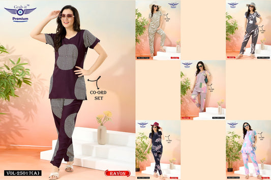 Vol 25017 A Grab It Reyon Co Ord Set Supplier