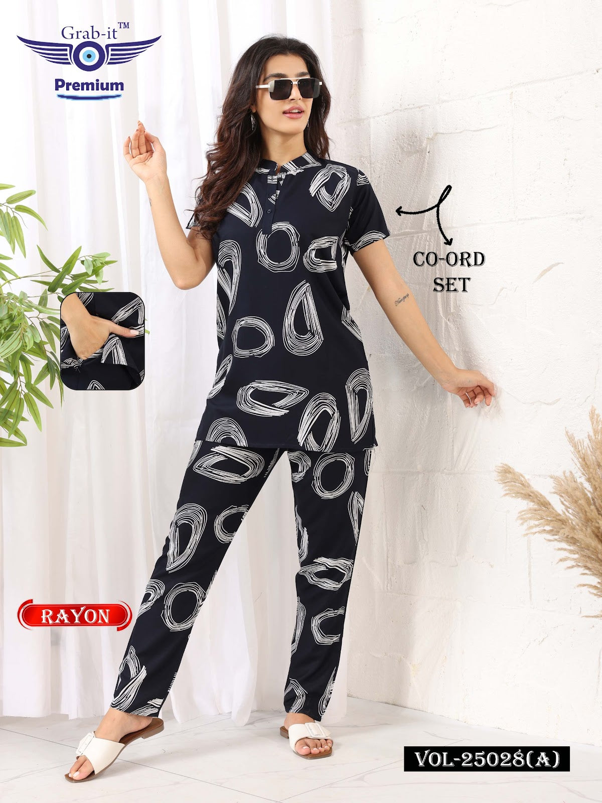 Vol 25028 A Grab It Rayon Co Ord Set Manufacturer Ahmedabad