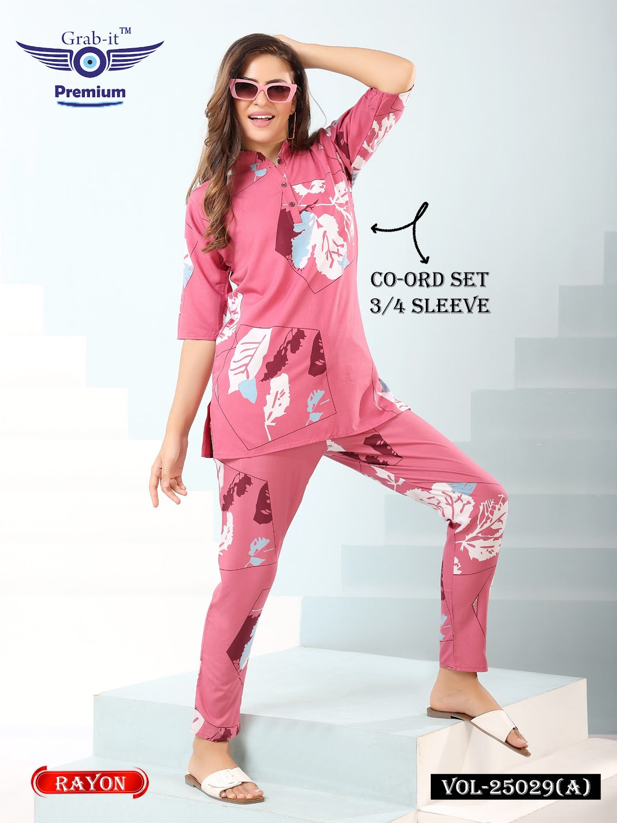Vol 25029 A Grab It Rayon Co Ord Set Wholesale Price