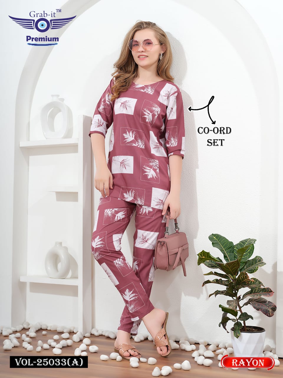 Vol 25033 A Grab It Rayon Co Ord Set Manufacturer