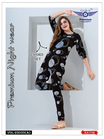 Vol 25035 A Grab It Rayon Co Ord Set Wholesale Rate