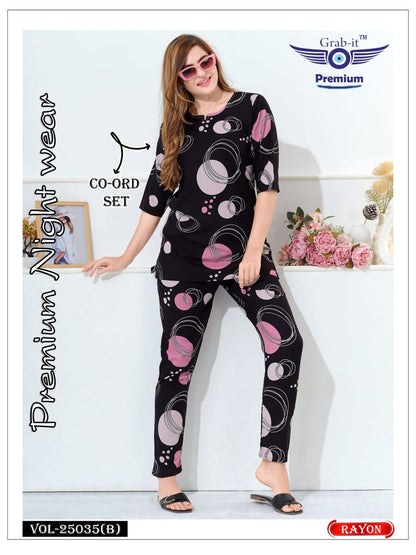 Vol 25035 B Grab It Rayon Co Ord Set Manufacturer Ahmedabad