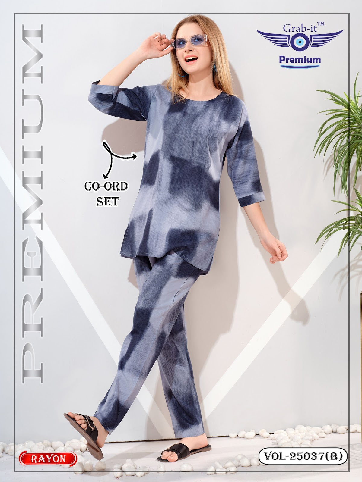 Vol 25037 B Grab It Rayon Co Ord Set Wholesale Price