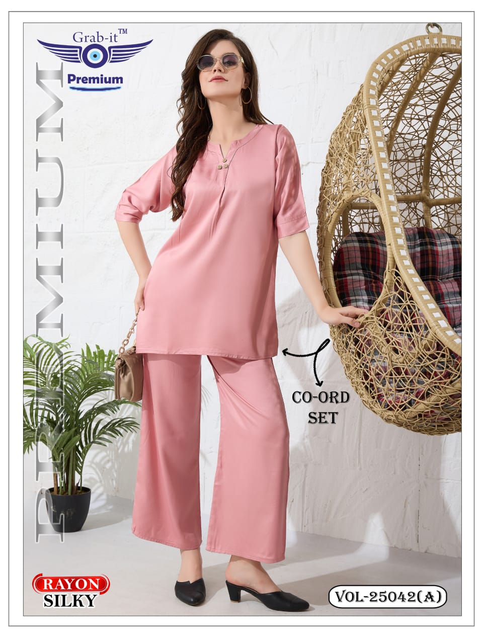 Vol 25042 A Grab It Rayon Co Ord Set Exporter
