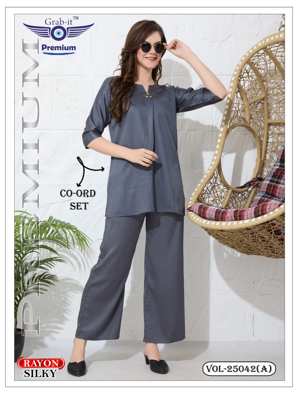 Vol 25042 A Grab It Rayon Co Ord Set Exporter