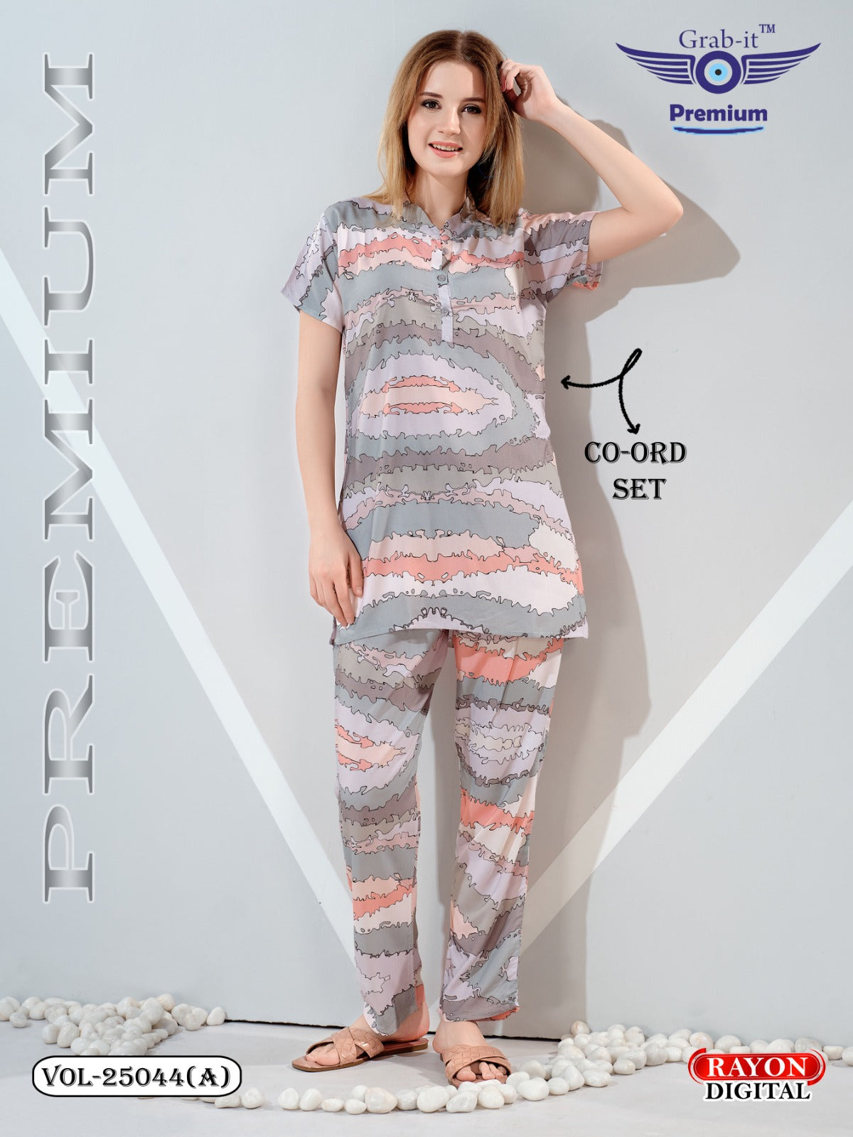 Vol 25044 A Grab It Rayon Co Ord Set Supplier India