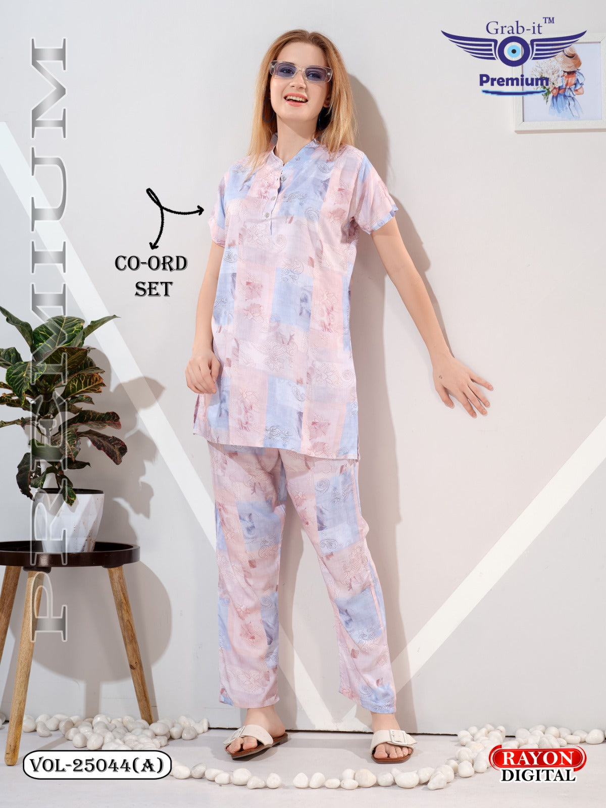 Vol 25044 A Grab It Rayon Co Ord Set Supplier India