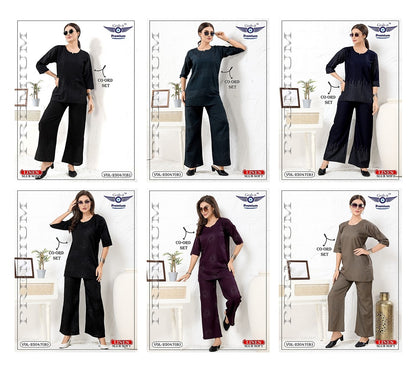 Vol 25047-B Grab It Linen Slub Co Ord Set Manufacturer