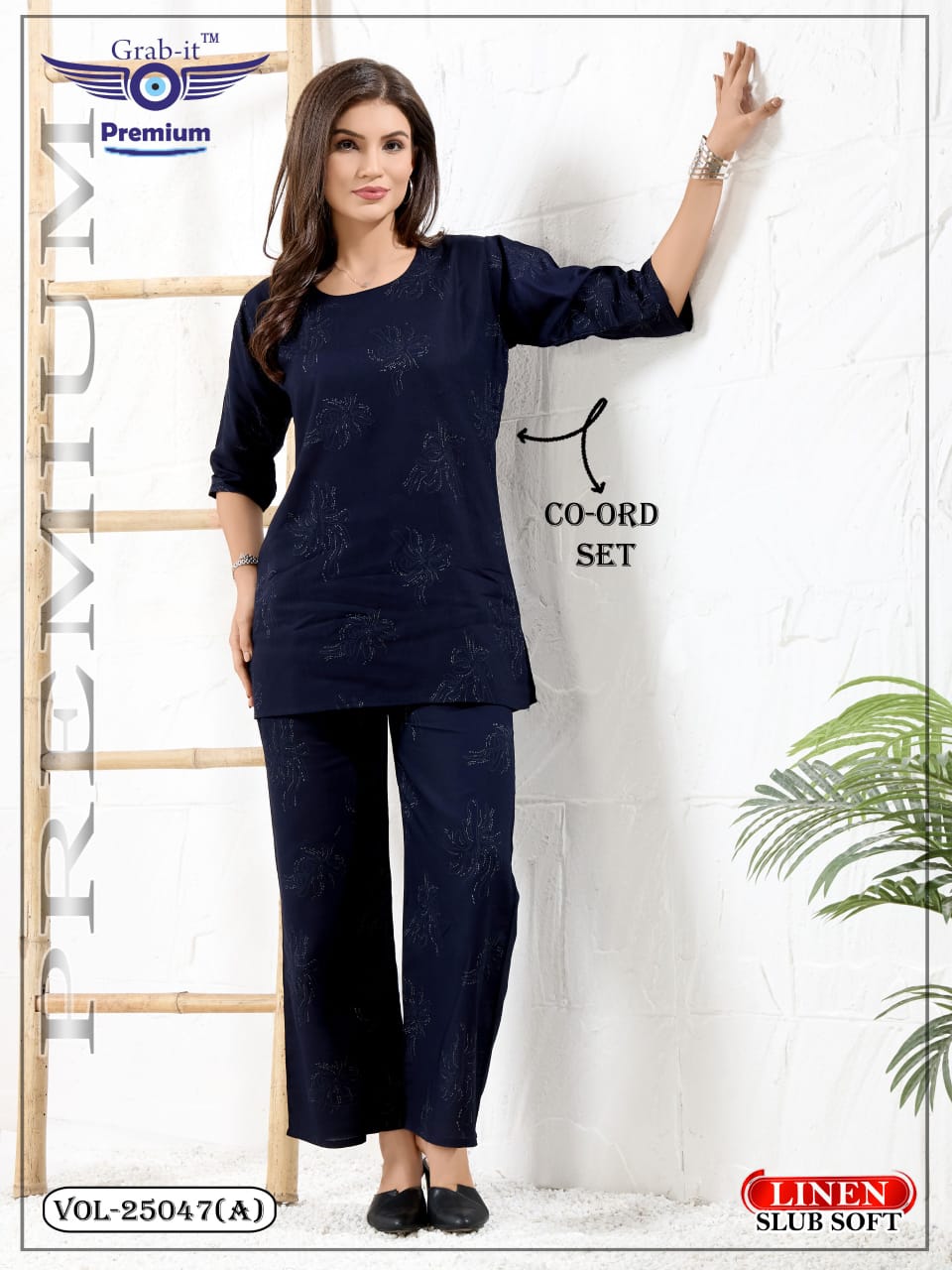 Vol 25047 A Grab It Linen Co Ord Set Wholesaler Gujarat