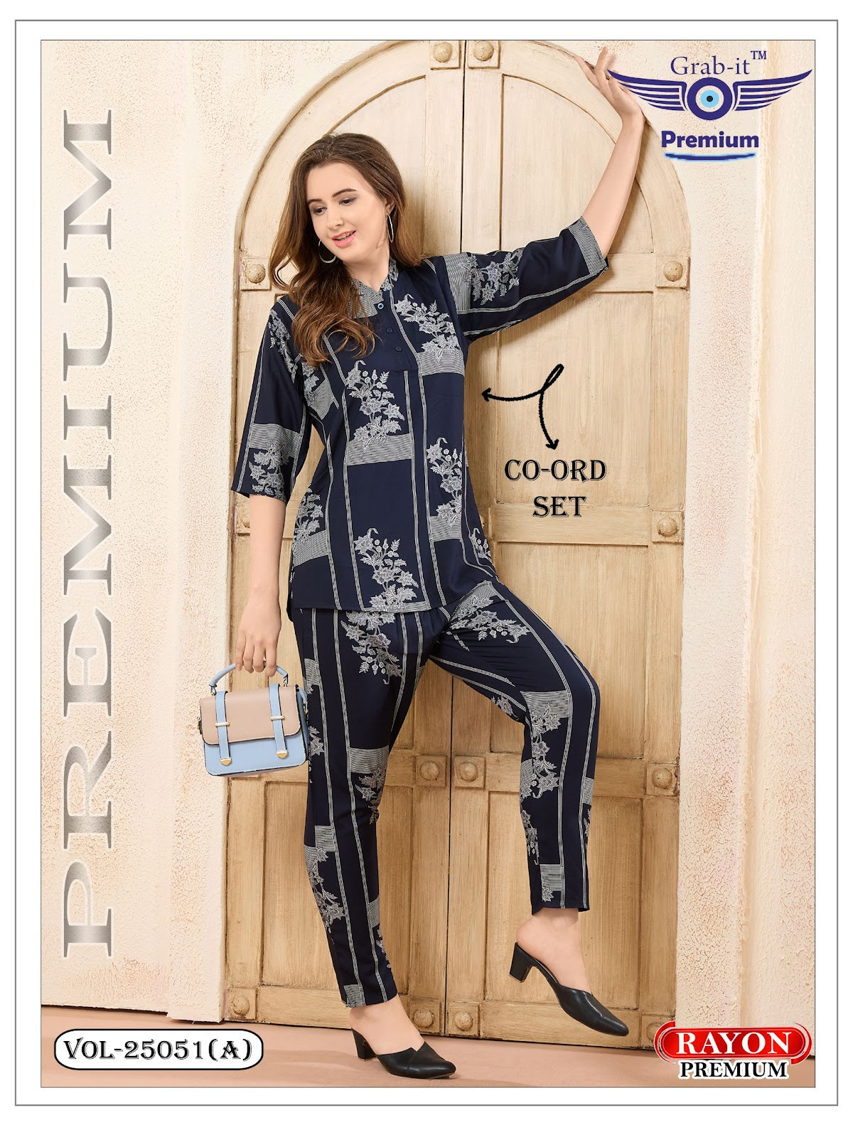 Vol 25051 A Grab It Rayon Co Ord Set Supplier Gujarat