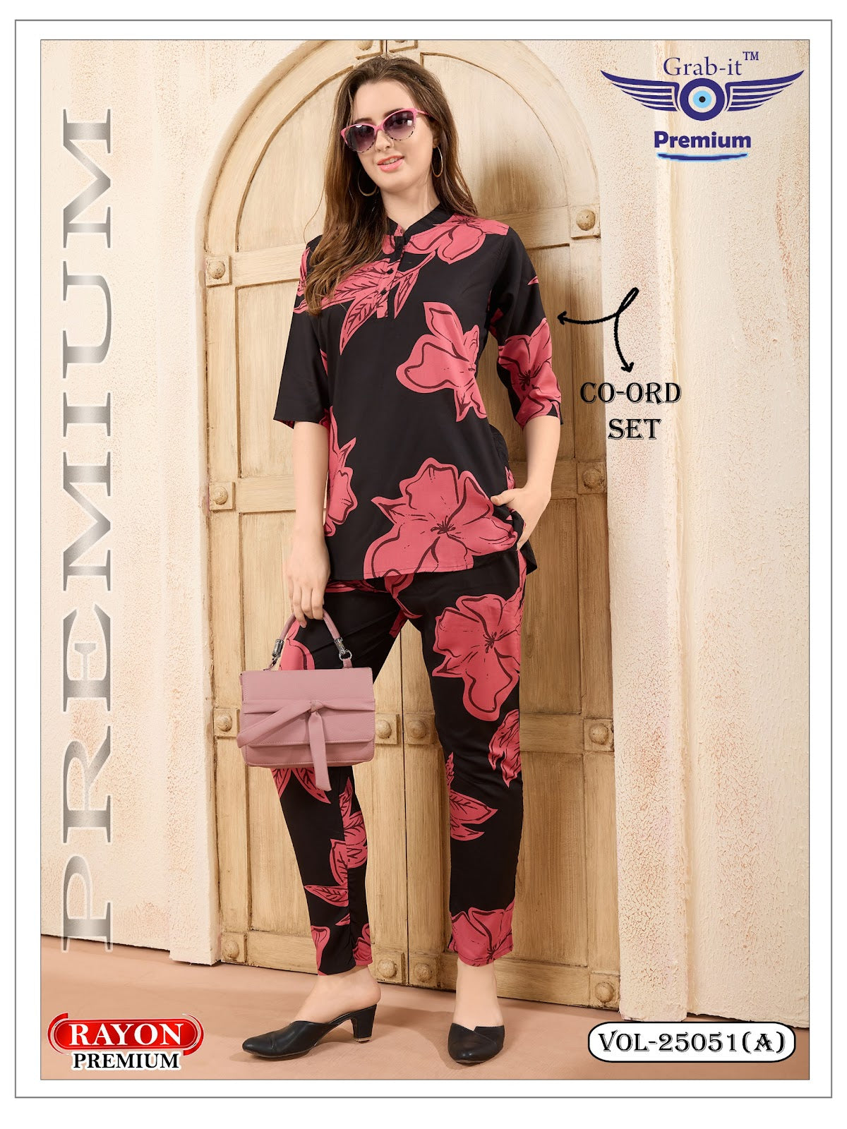 Vol 25051 A Grab It Rayon Co Ord Set Supplier Gujarat