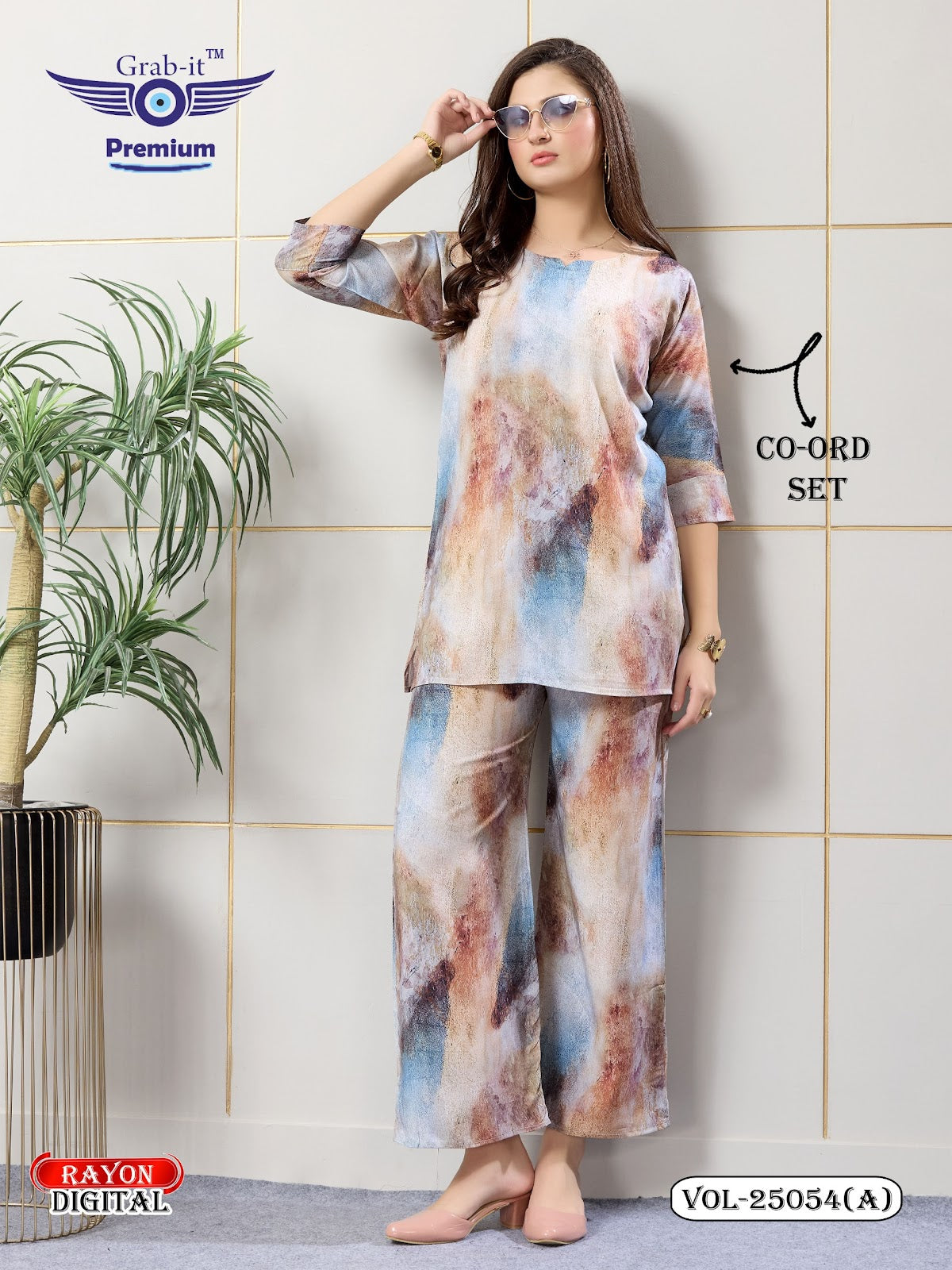 Vol 25054 A Grab It Rayon Co Ord Set Manufacturer Ahmedabad
