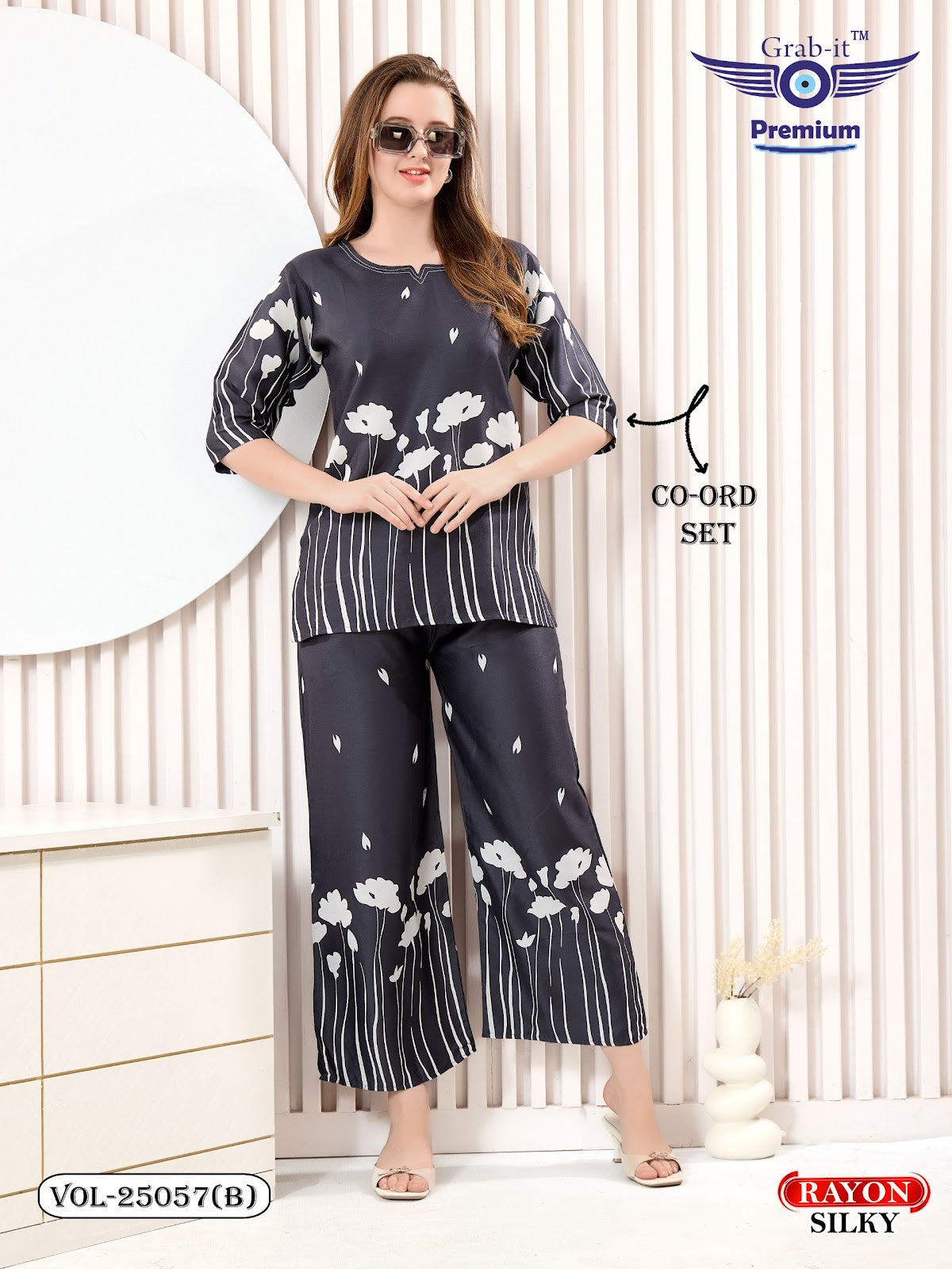 Vol 25057 B Grab It Rayon Co Ord Set Manufacturer Gujarat