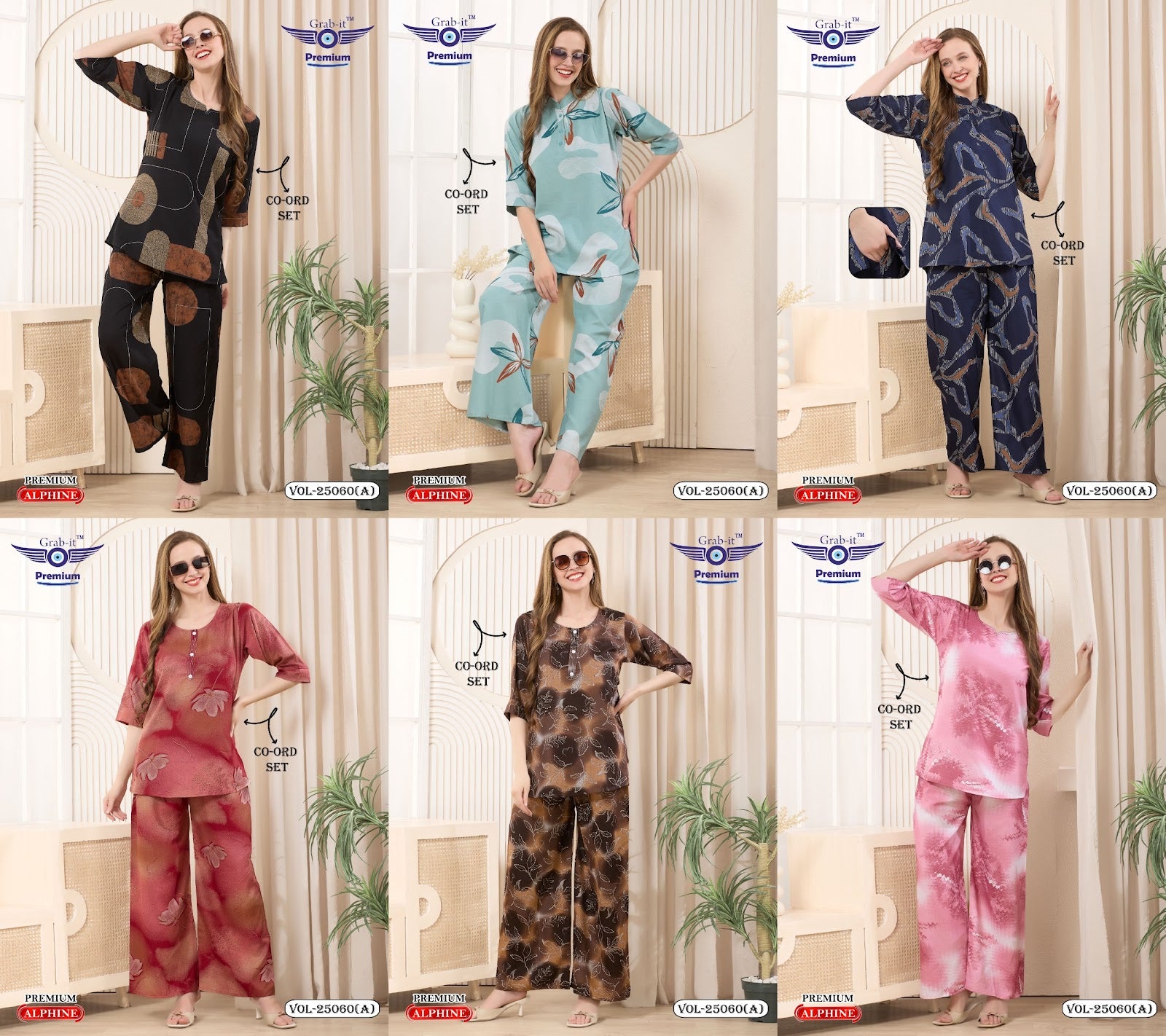 Vol 25060 A Grab It Alpine Co Ord Set Wholesale Price