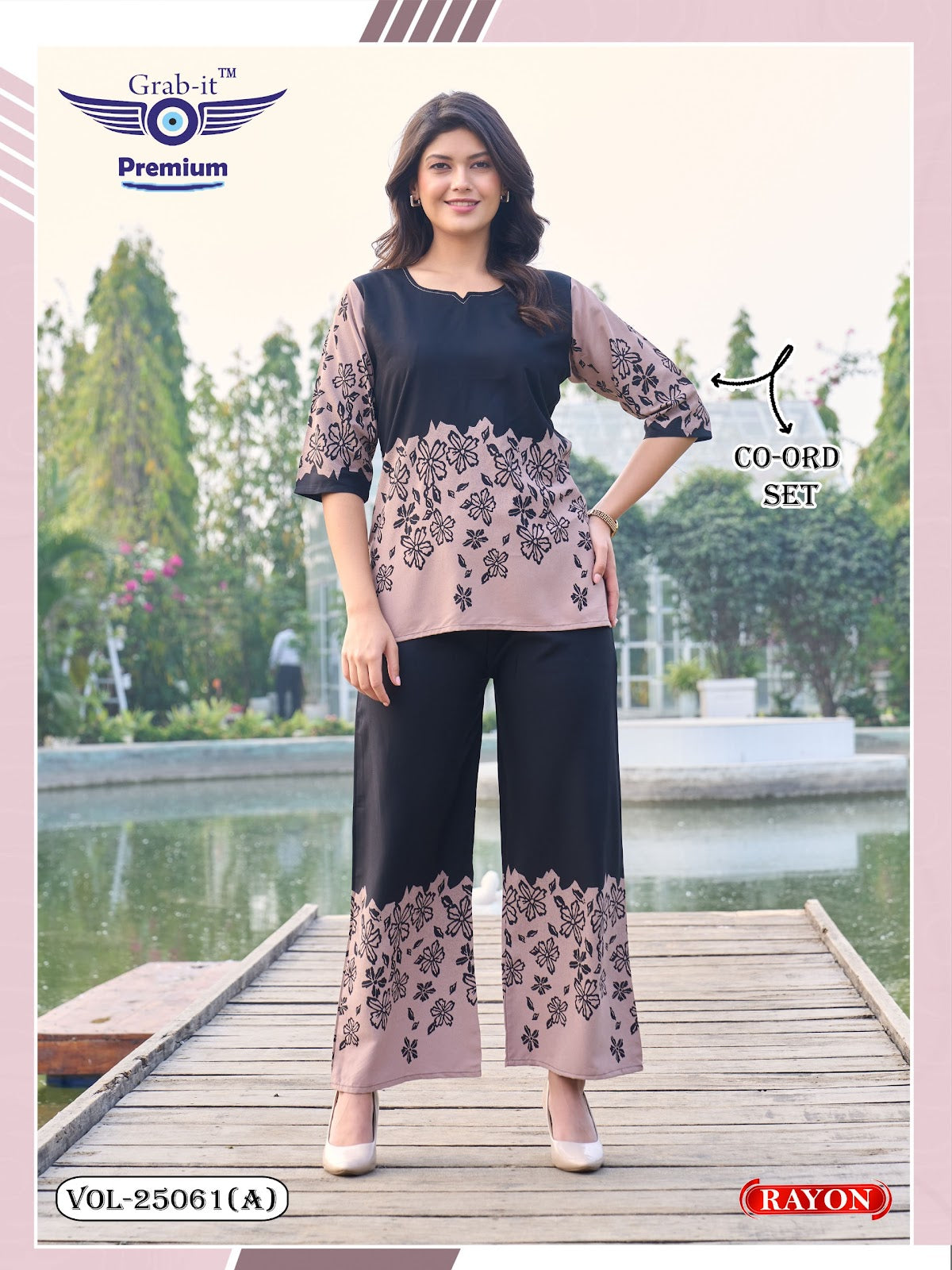Vol 25061 A Grab It Rayon Co Ord Set Exporter Ahmedabad