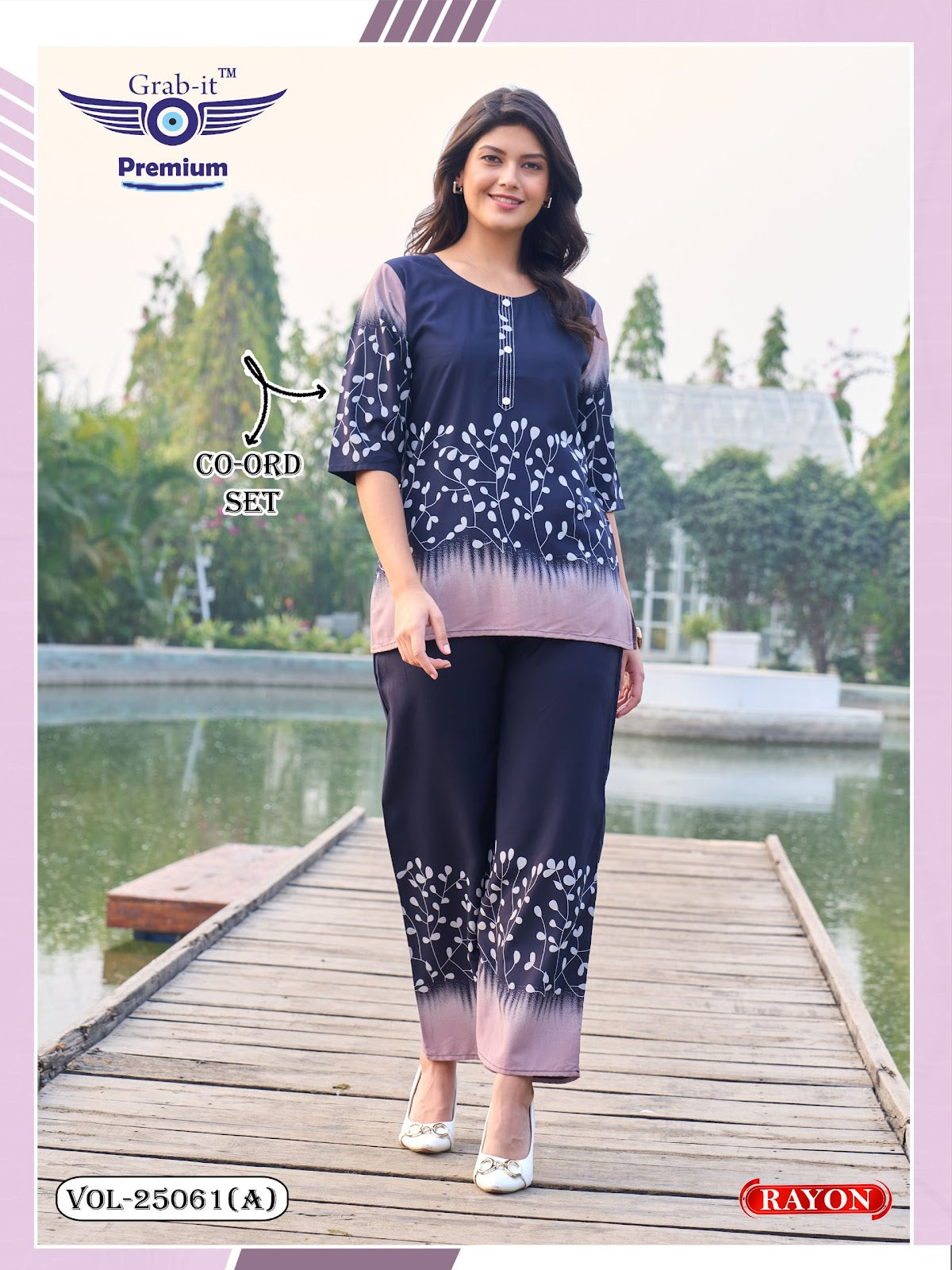 Vol 25061 A Grab It Rayon Co Ord Set Exporter Ahmedabad