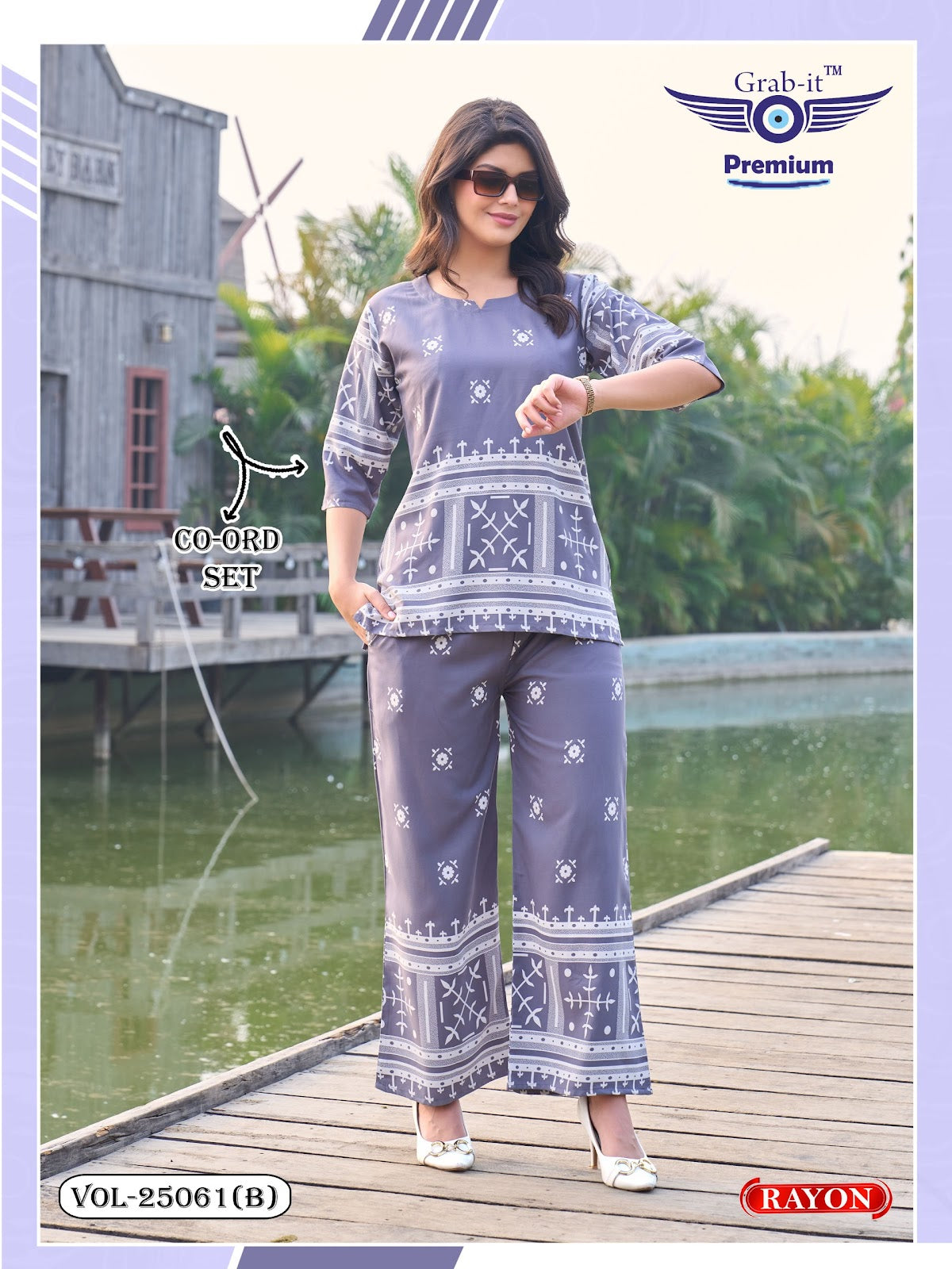 Vol 25061 B Grab It Rayon Co Ord Set Manufacturer Ahmedabad