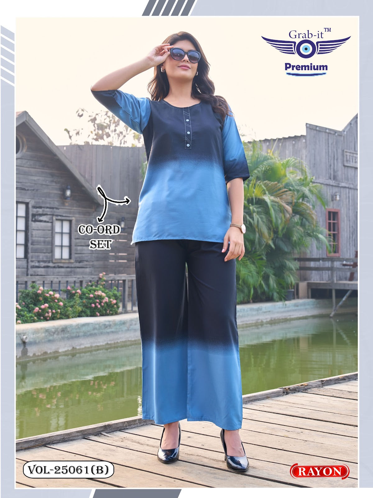 Vol 25061 B Grab It Rayon Co Ord Set Manufacturer Ahmedabad