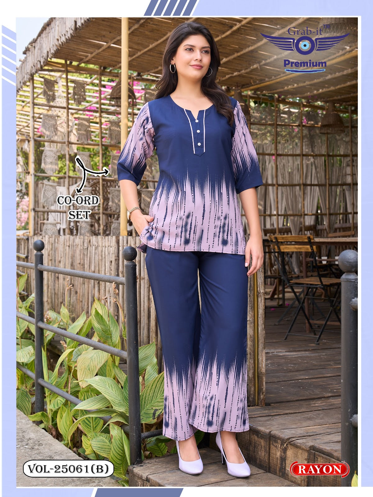 Vol 25061 B Grab It Rayon Co Ord Set Manufacturer Ahmedabad