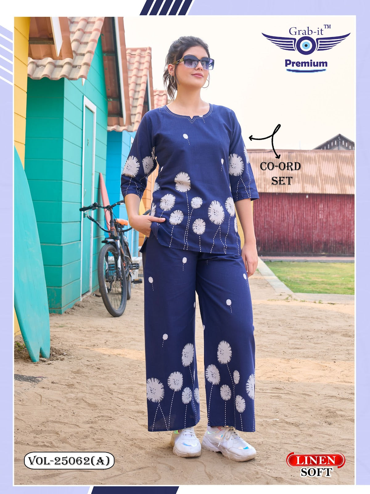 Vol 25062 A Grab It Linen Co Ord Set Wholesale