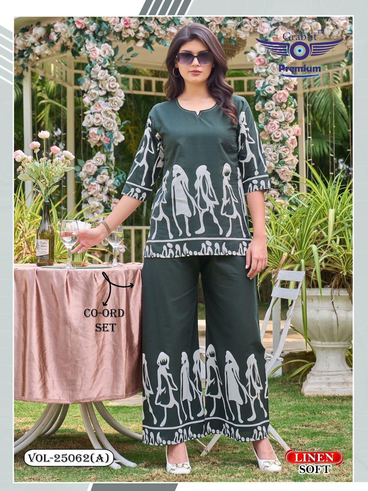 Vol 25062 A Grab It Linen Co Ord Set Wholesale