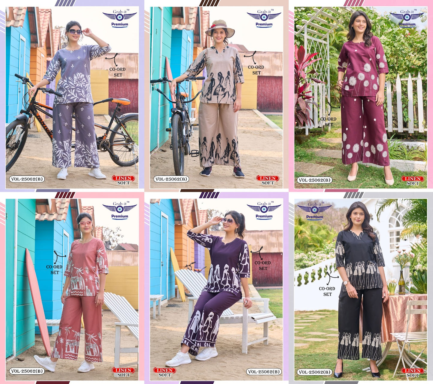 Vol 25062 B Grab It Linen Co Ord Set Wholesaler