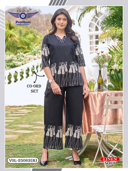 Vol 25062 B Grab It Linen Co Ord Set Wholesaler