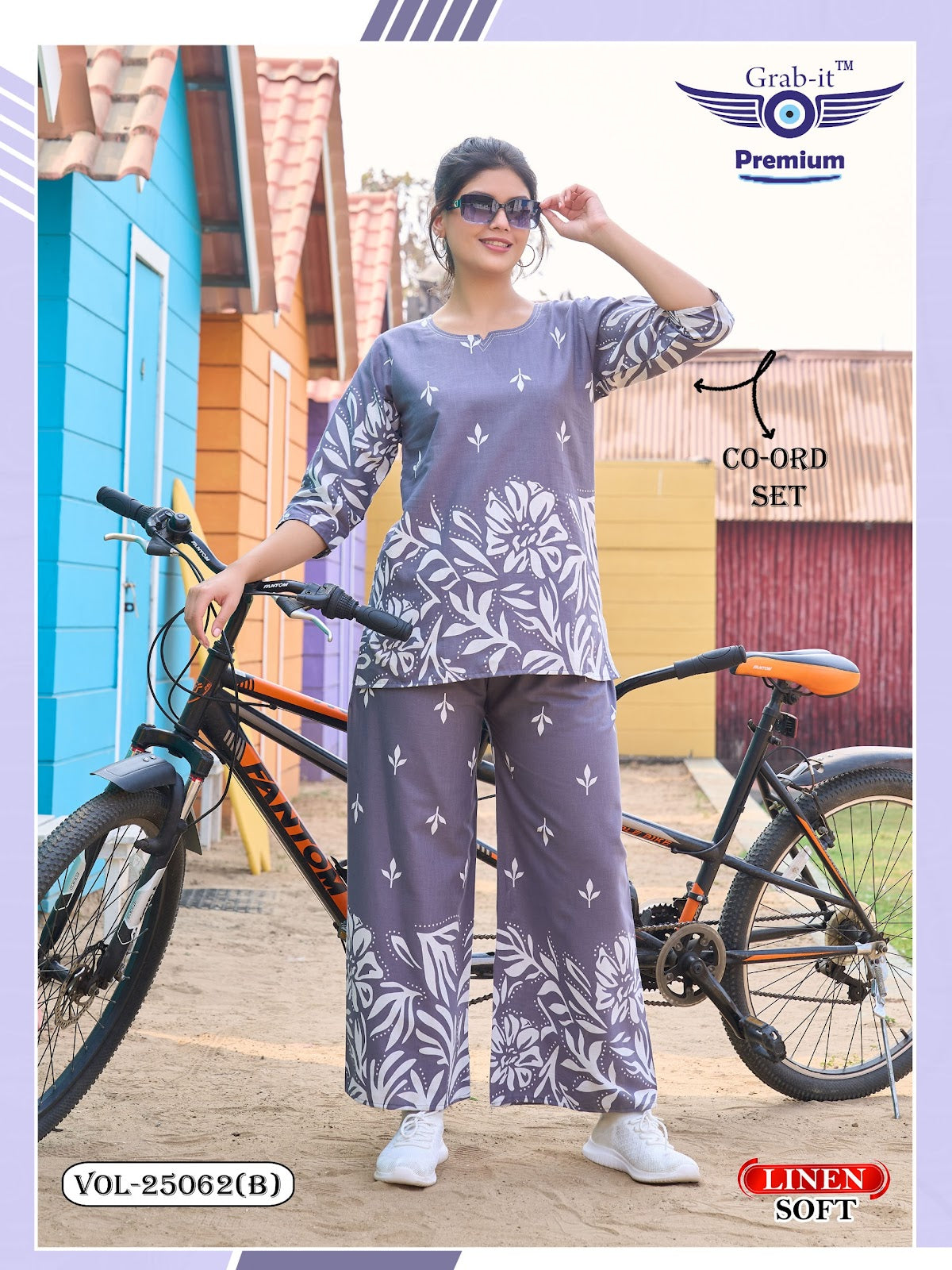 Vol 25062 B Grab It Linen Co Ord Set Wholesaler