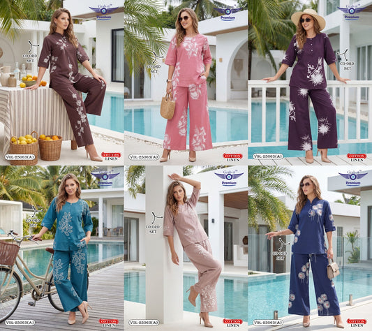 Vol 25063 A Grab It Cotton Co Ord Set Exporter India