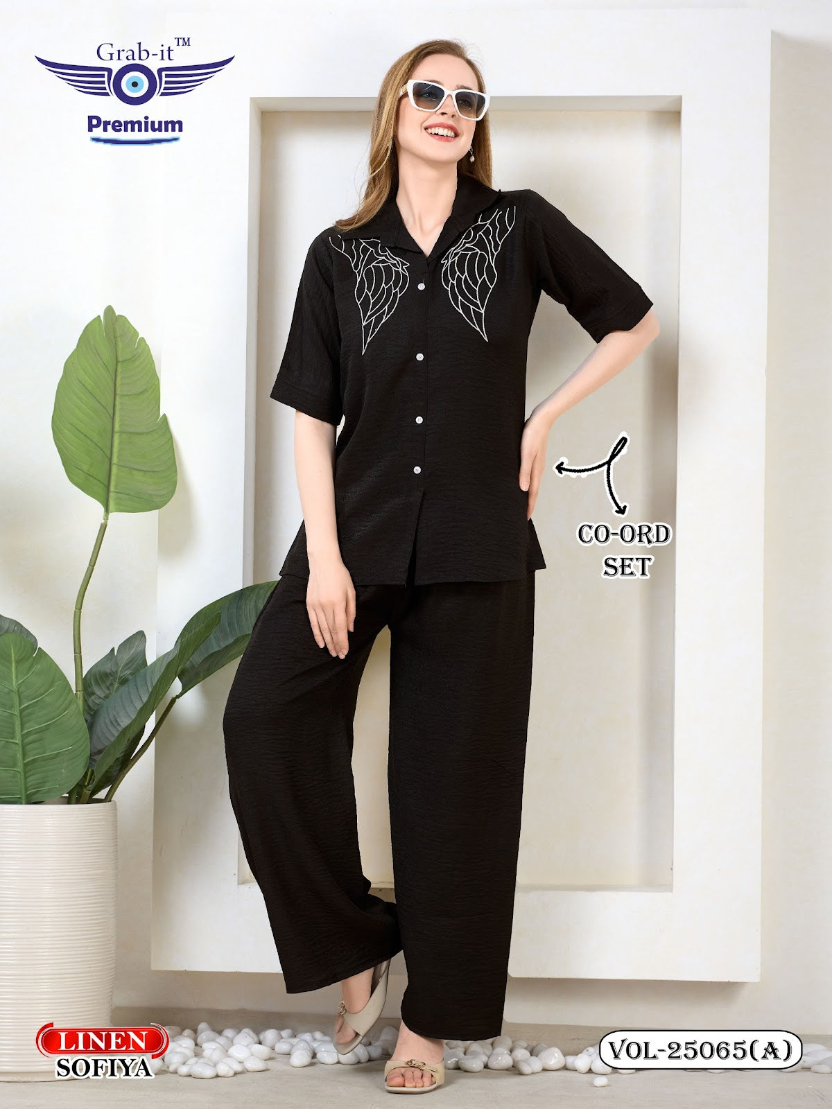 Vol 25065 A Grab It Linen Co Ord Set Wholesaler Gujarat