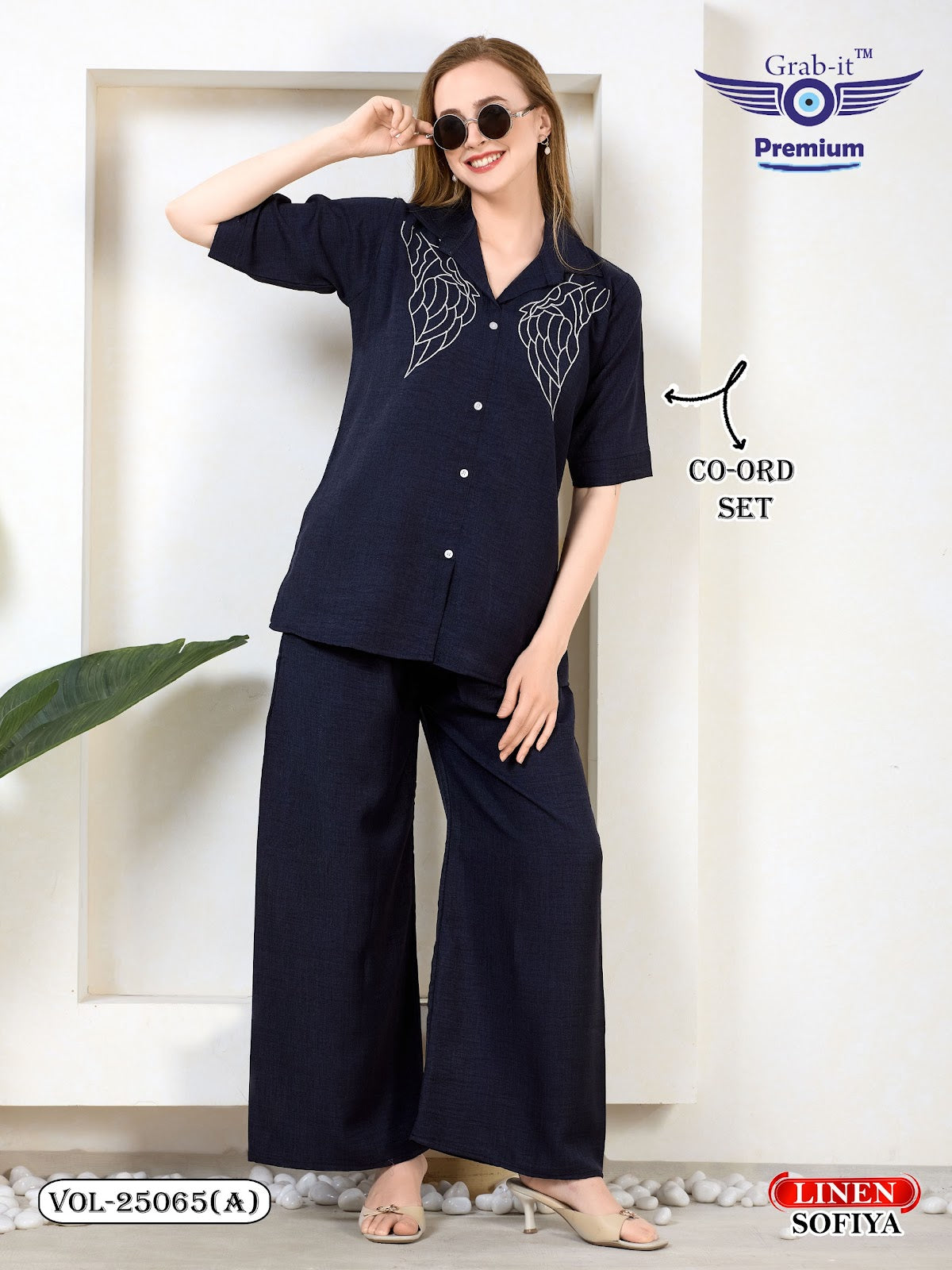 Vol 25065 A Grab It Linen Co Ord Set Wholesaler Gujarat