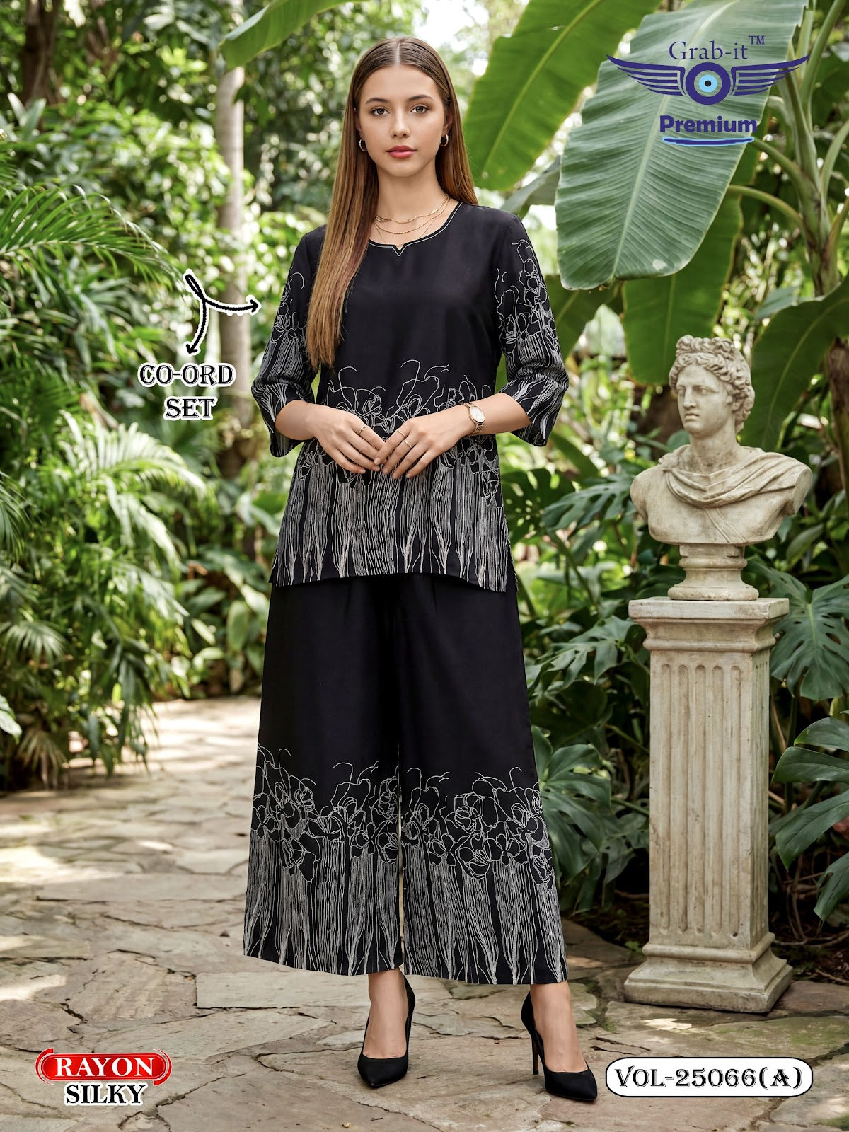 Vol 25066 A Grab It Rayon Co Ord Set Wholesale Price