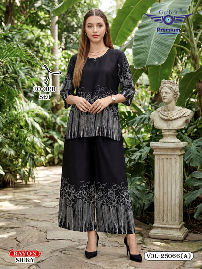 Vol 25066 A Grab It Rayon Co Ord Set Wholesale Price