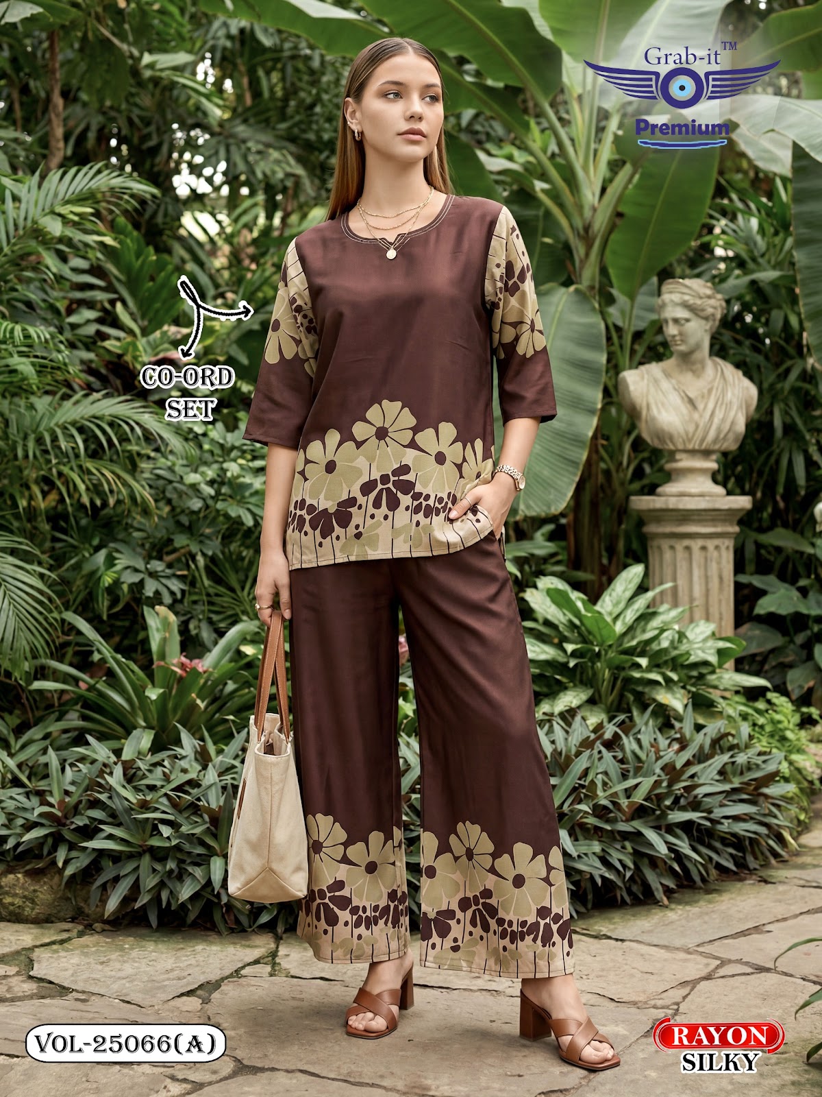 Vol 25066 A Grab It Rayon Co Ord Set Wholesale Price