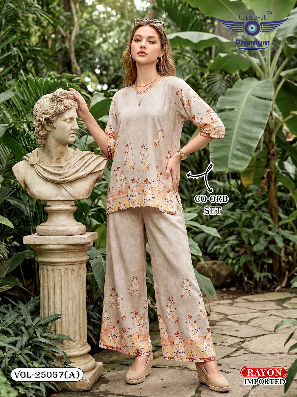 Vol 25067 A Grab It Imported Co Ord Set Supplier Ahmedabad