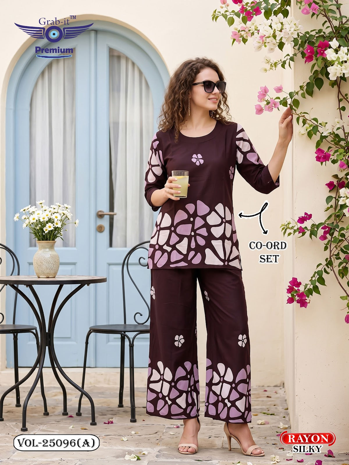 Vol 25096 A Grab It Rayon Co Ord Set Manufacturer India