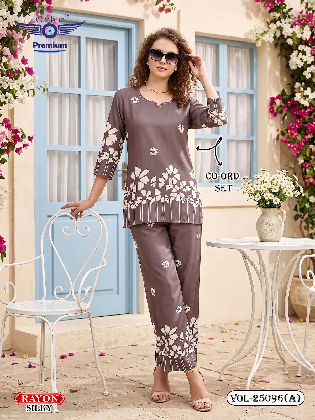 Vol 25096 A Grab It Rayon Co Ord Set Manufacturer India