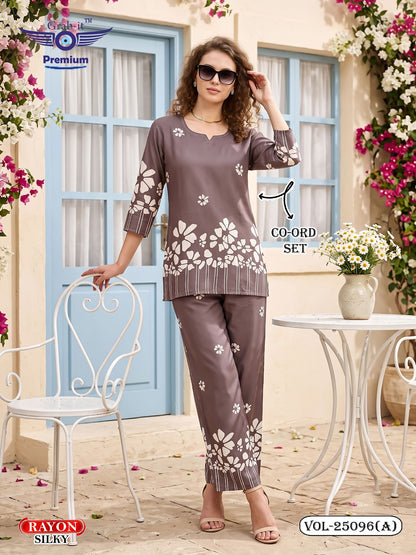 Vol 25096 A Grab It Rayon Co Ord Set Manufacturer India