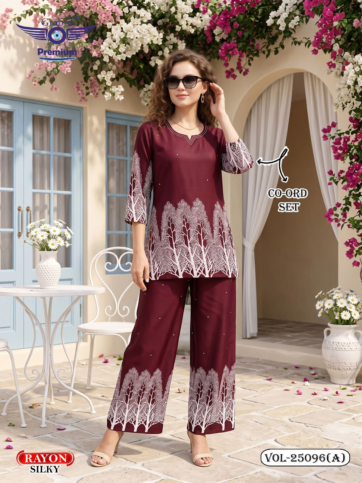 Vol 25096 A Grab It Rayon Co Ord Set Manufacturer India