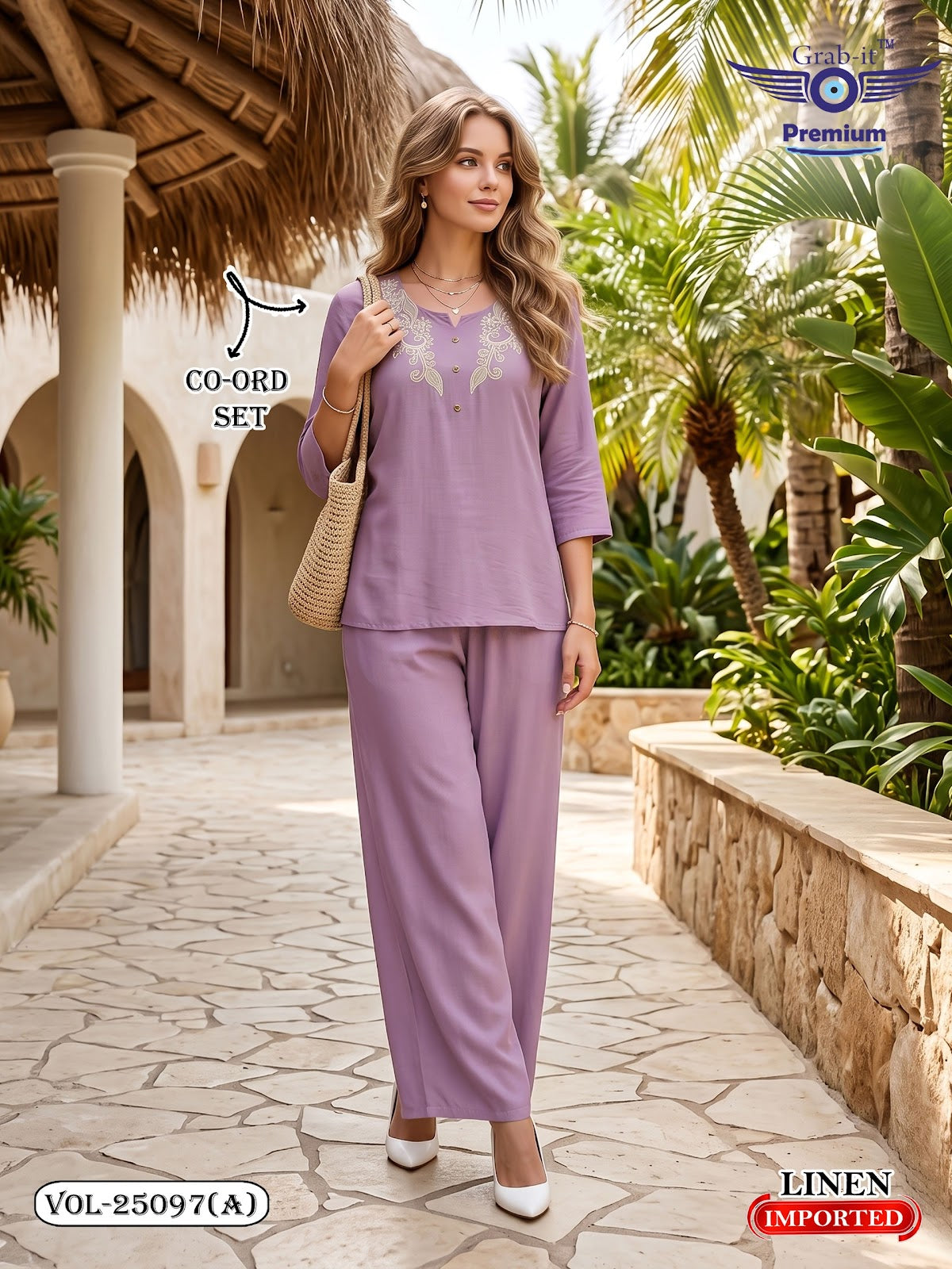 Vol 25097 A Grab It Linen Co Ord Set Wholesale Price