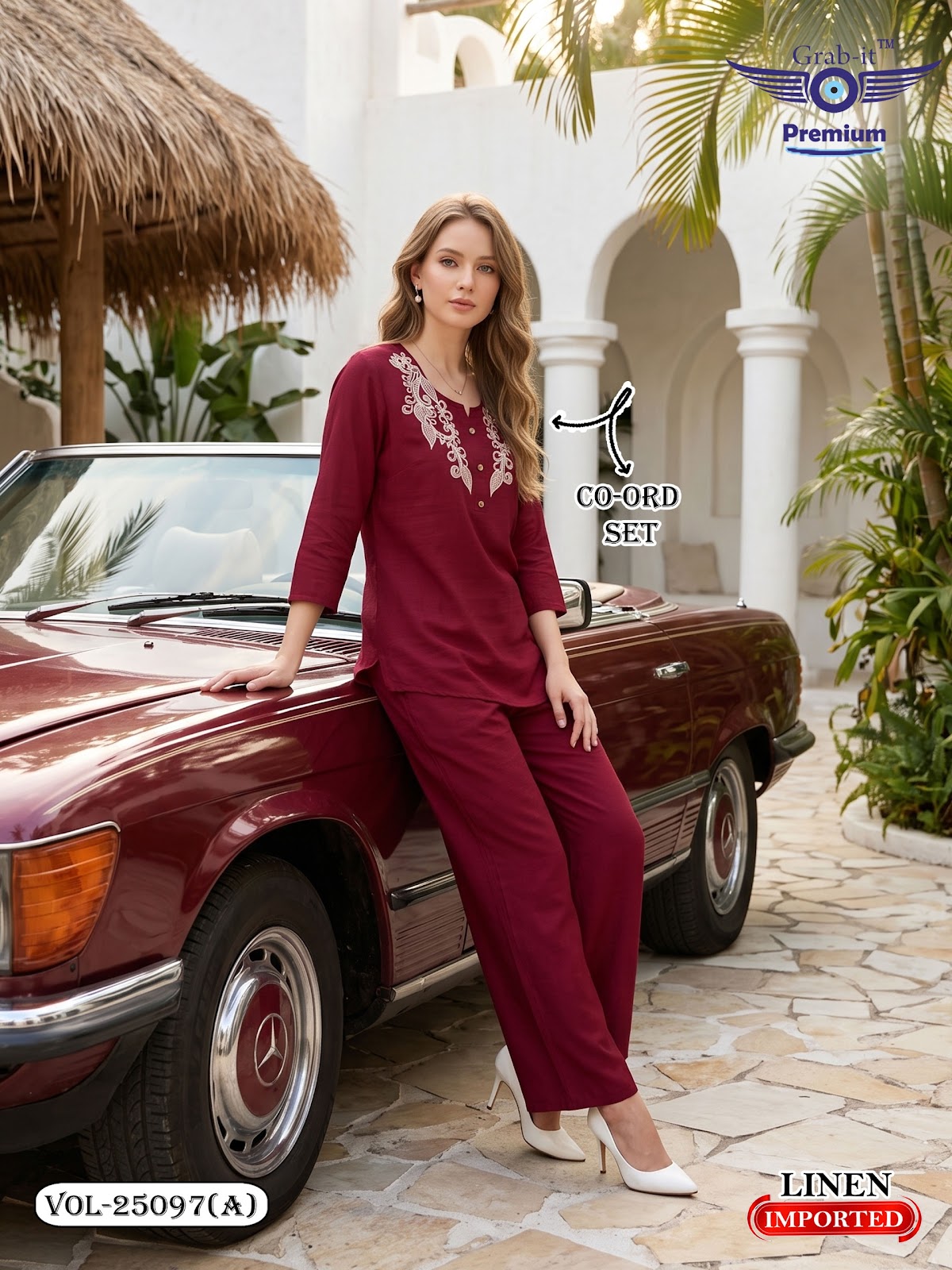Vol 25097 A Grab It Linen Co Ord Set Wholesale Price