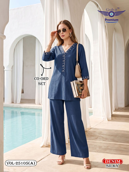 Vol 25105 A Grab It Denim Co Ord Set Exporter India