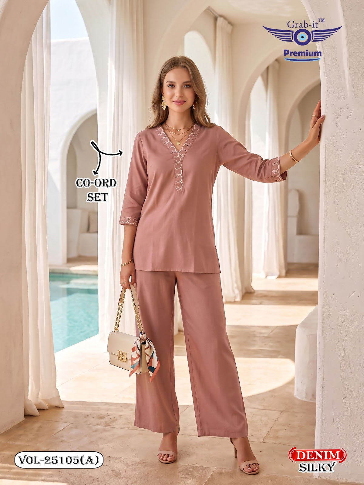 Vol 25105 A Grab It Denim Co Ord Set Exporter India