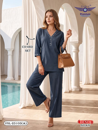 Vol 25105 A Grab It Denim Co Ord Set Exporter India
