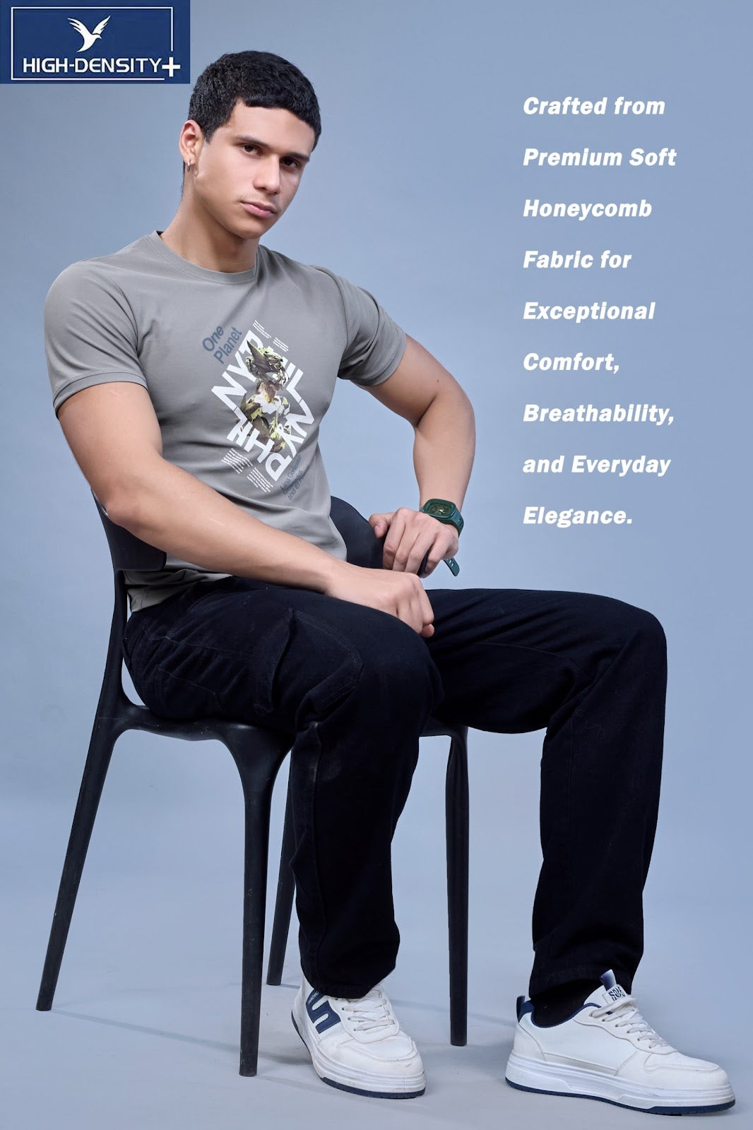Vol 254 To 263 High Density Honey Comb Mens Tshirts Exporter