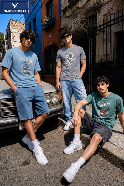 Vol 254 To 263 High Density Honey Comb Mens Tshirts Exporter