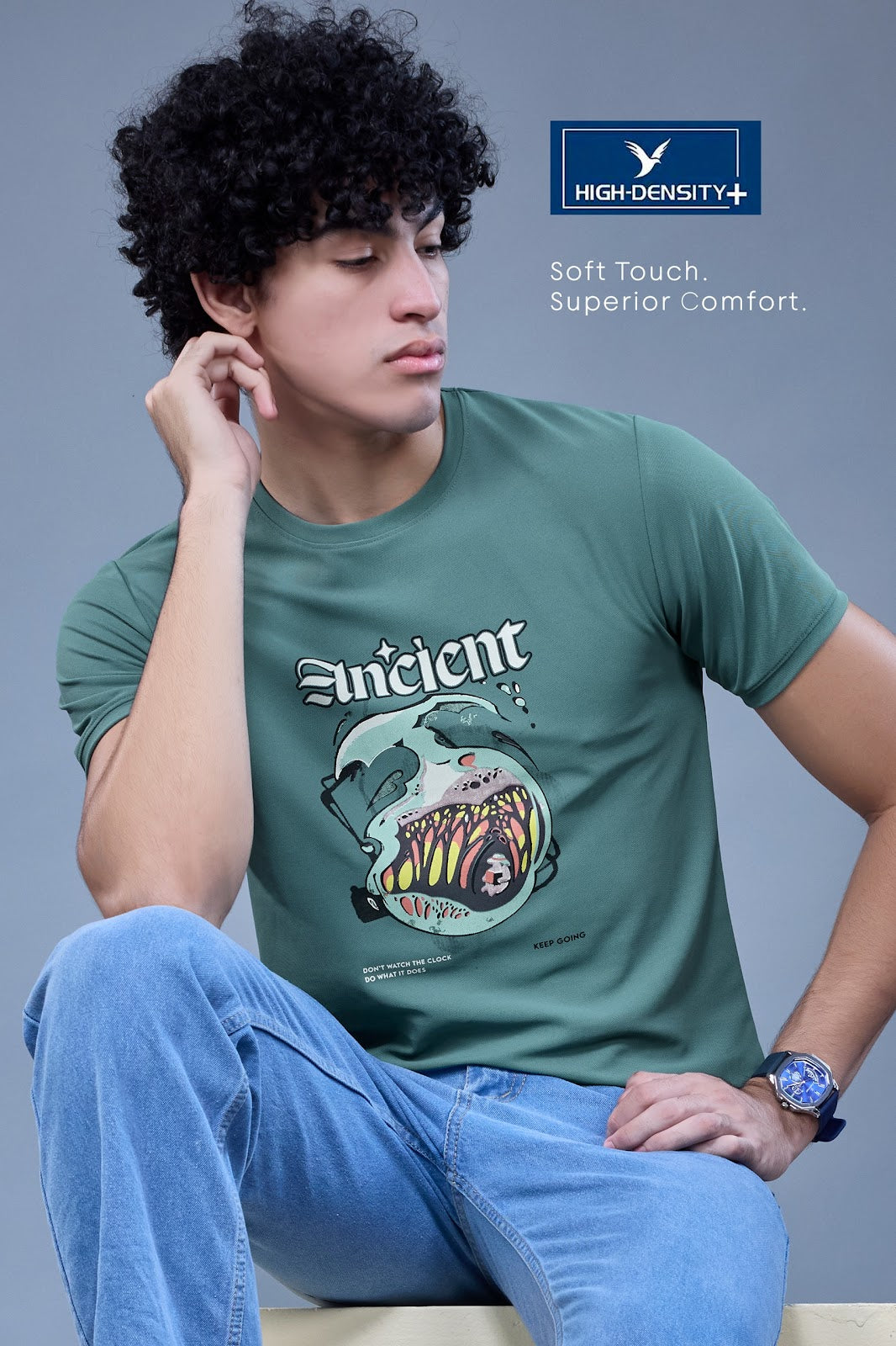 Vol 254 To 263 High Density Honey Comb Mens Tshirts Exporter