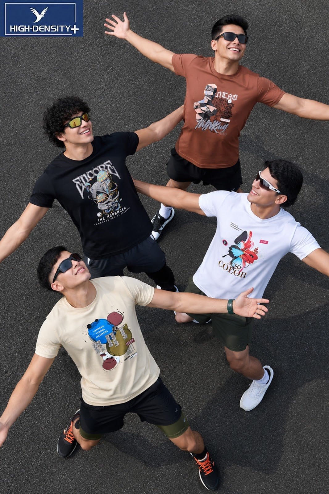 Vol 254 To 263 High Density Honey Comb Mens Tshirts Exporter