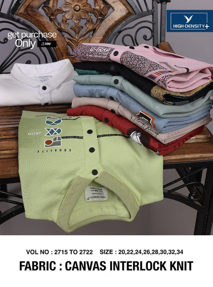 Vol 2715 To 2722 High Density Canvas Boys Tshirt Manufacturer Gujarat